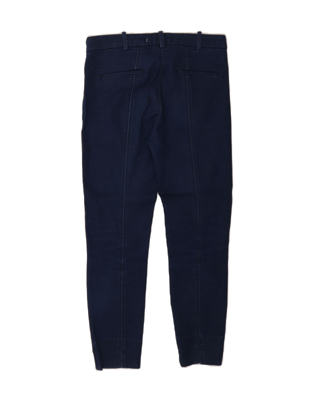 ZARA Womens Crop Slim Jeans EU 38 Small W28 L26 Navy Blue Vintage Zara and Second-Hand Zara from Messina Hembry 