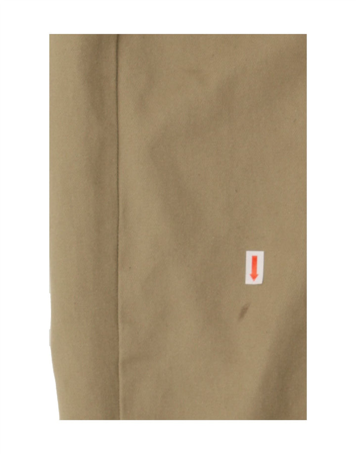 DICKIES Mens Straight Chino Trousers W28 L28 Brown Polyester Vintage Dickies and Second-Hand Dickies from Messina Hembry 