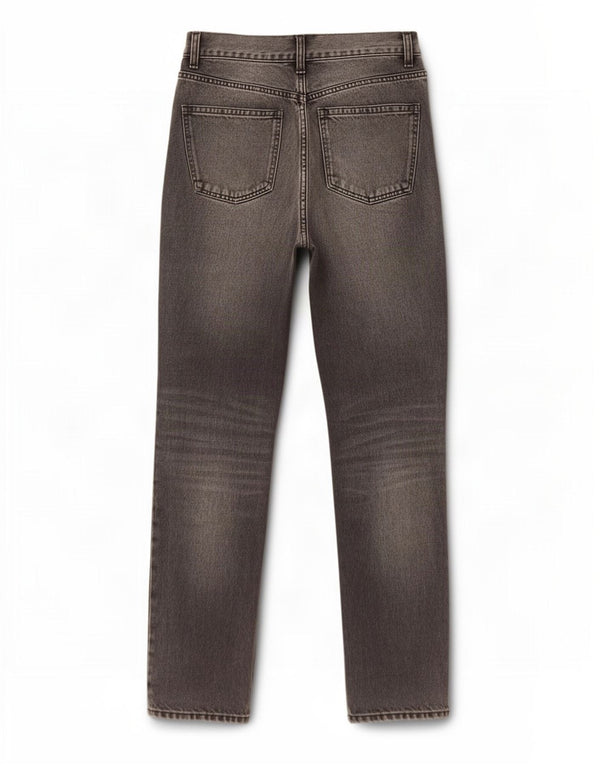 Zara Womens Straight Jeans EU 36 XS W26 L29 Black Cotton