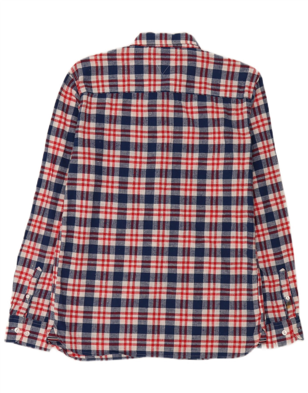 Tommy Hilfiger Boys Shirt 15-16 Years Blue Check Cotton