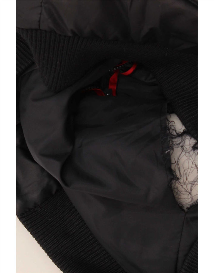 Fay Mens Hooded Padded Jacket UK 38 Medium Navy Blue Polyamide