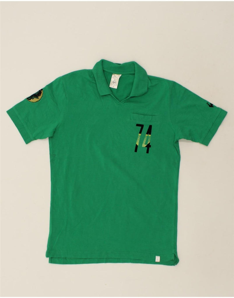 LE COQ SPORTIF Mens Polo Shirt Small Green Cotton | Vintage Le Coq Sportif | Thrift | Second-Hand Le Coq Sportif | Used Clothing | Messina Hembry 