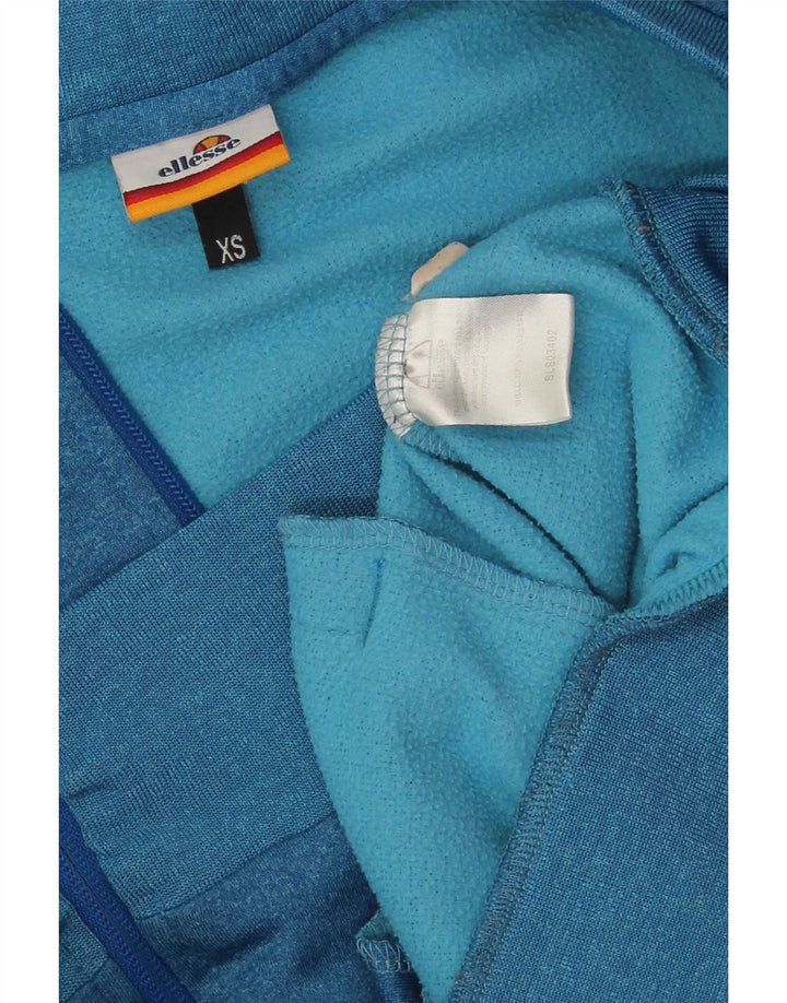 Ellesse Mens Graphic Tracksuit Top Jacket XS Blue Polyester