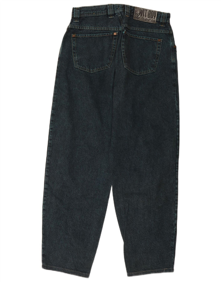 Wit Boy Mens Tapered Jeans W33 L31 Blue Cotton