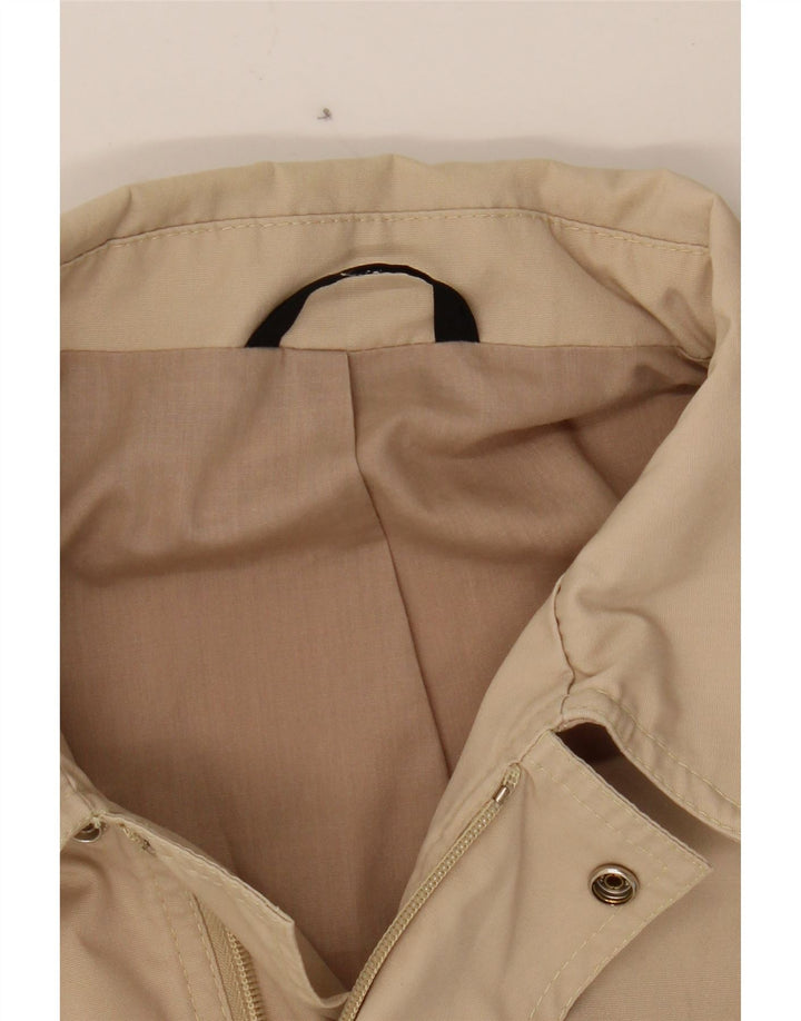 C&A Mens Bomber Jacket IT 48 Medium Beige Polyester Vintage C&A and Second-Hand C&A from Messina Hembry 