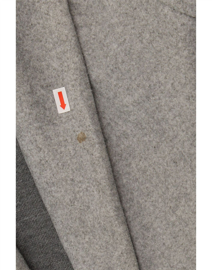 Zara Womens Open Overcoat UK 16 Large Grey Polyester