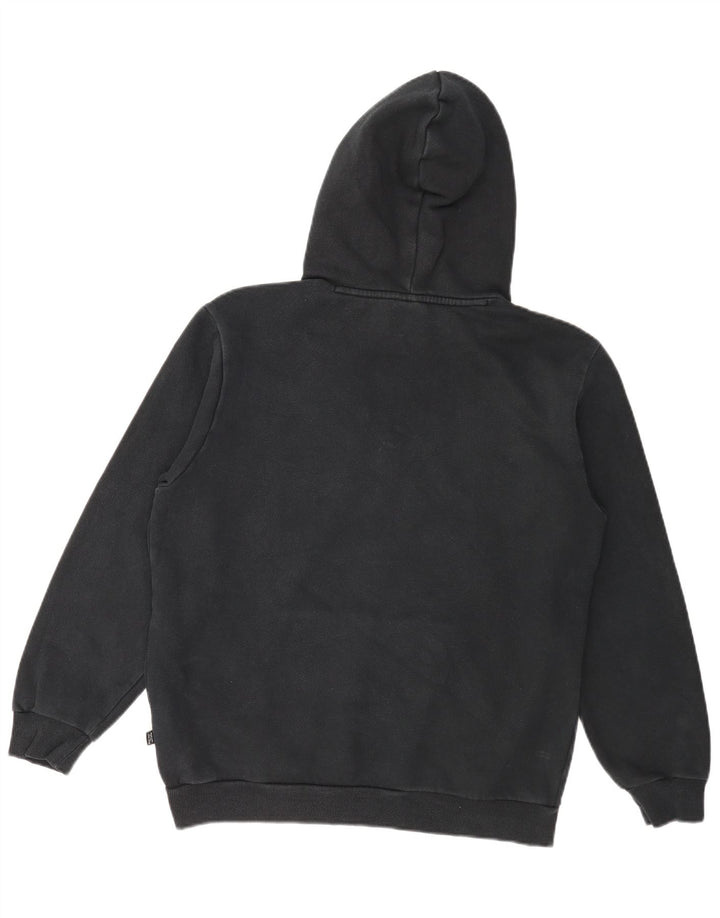 Puma Mens Graphic Hoodie Jumper Medium Black Cotton