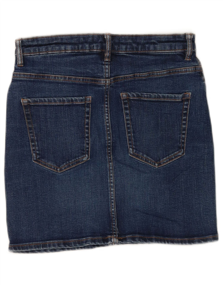 Zara Womens Mini Denim Skirt Medium W28 Blue