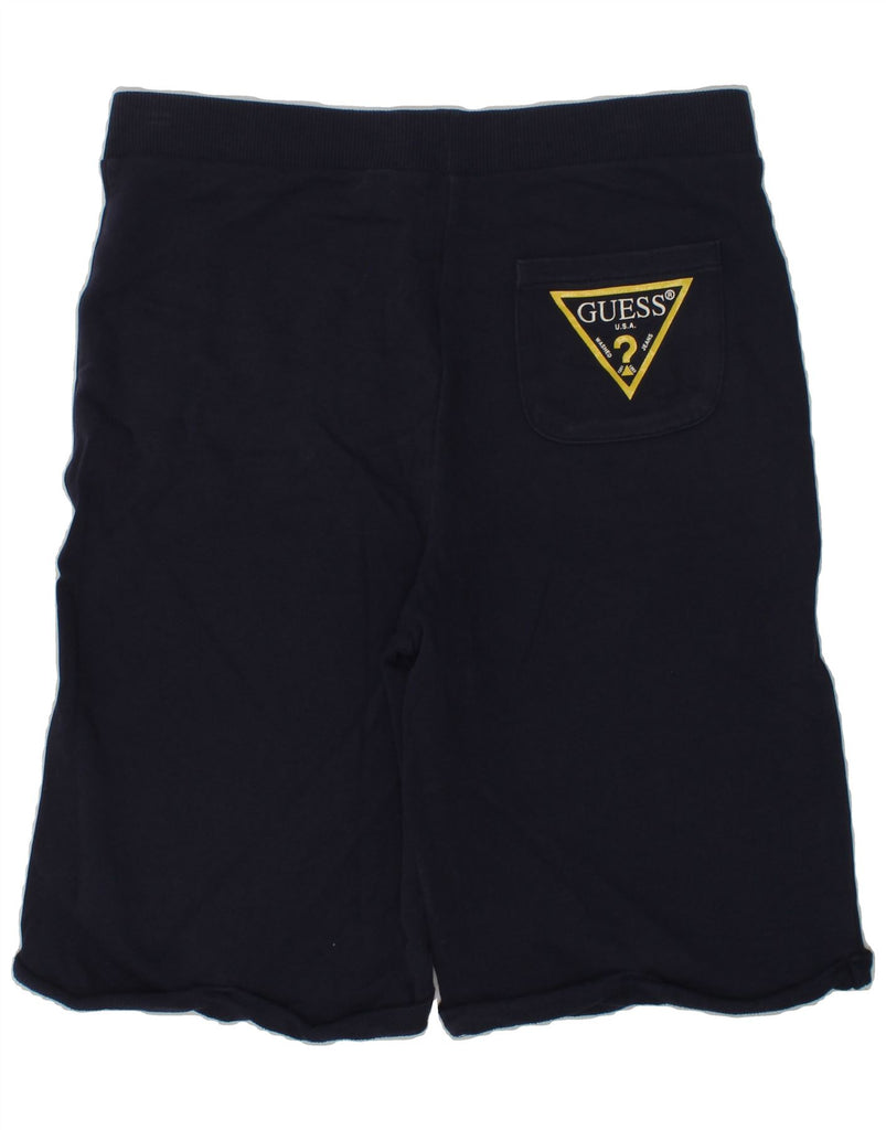 GUESS Boys Sport Shorts 13-14 Years Navy Blue Cotton | Vintage Guess | Thrift | Second-Hand Guess | Used Clothing | Messina Hembry 