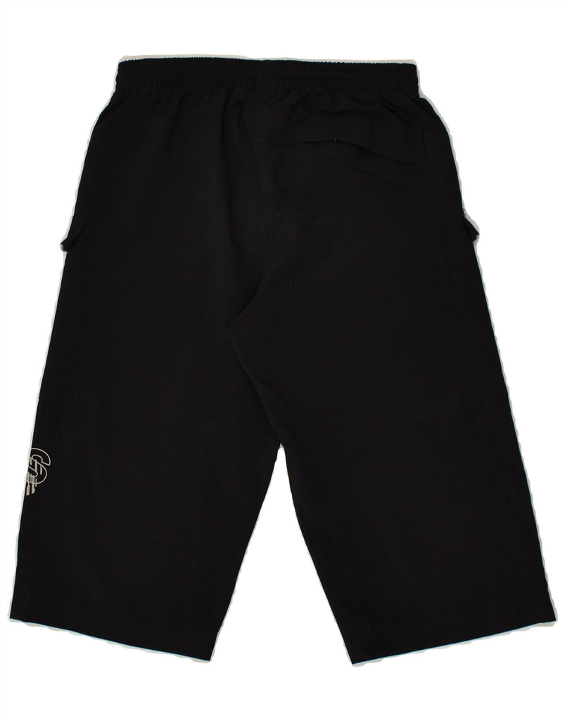 ADIDAS Boys Graphic Sport Shorts 7-8 Years Black Polyester | Vintage Adidas | Thrift | Second-Hand Adidas | Used Clothing | Messina Hembry 