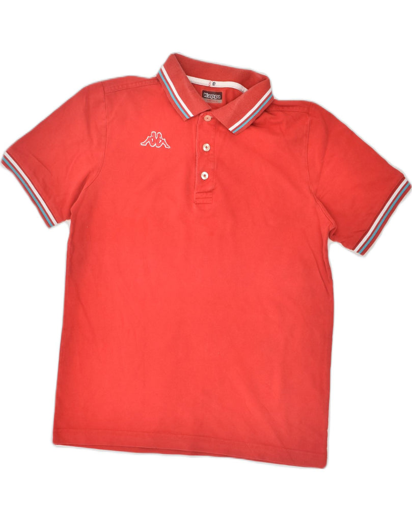 KAPPA Mens Polo Shirt Small Red Cotton | Vintage Kappa | Thrift | Second-Hand Kappa | Used Clothing | Messina Hembry 