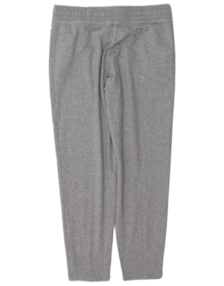 Marks & Spencer Womens Tracksuit Trousers UK 12 Medium Grey Flecked Cotton
