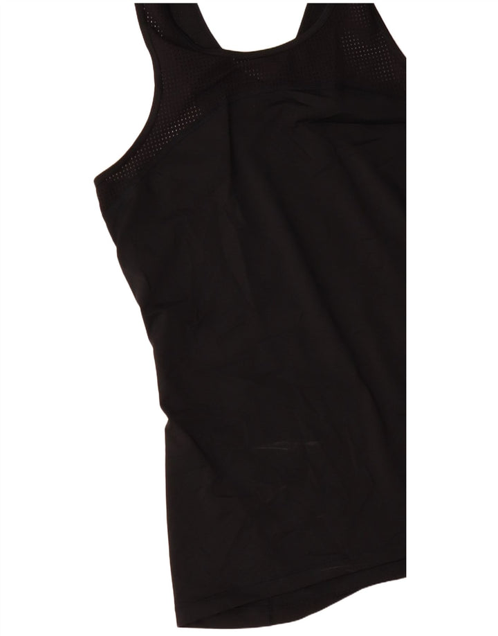 NIKE Womens Vest Top UK 8 Small Black Polyester