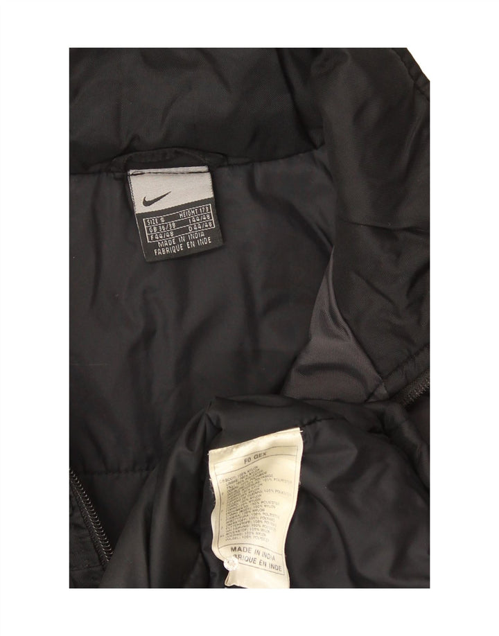 Nike Mens Padded Jacket UK 36/38 Small Black Nylon