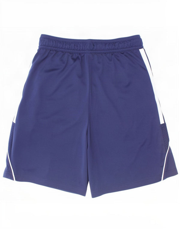 Adidas Boys Sport Shorts 13-14 Years Blue Polyester