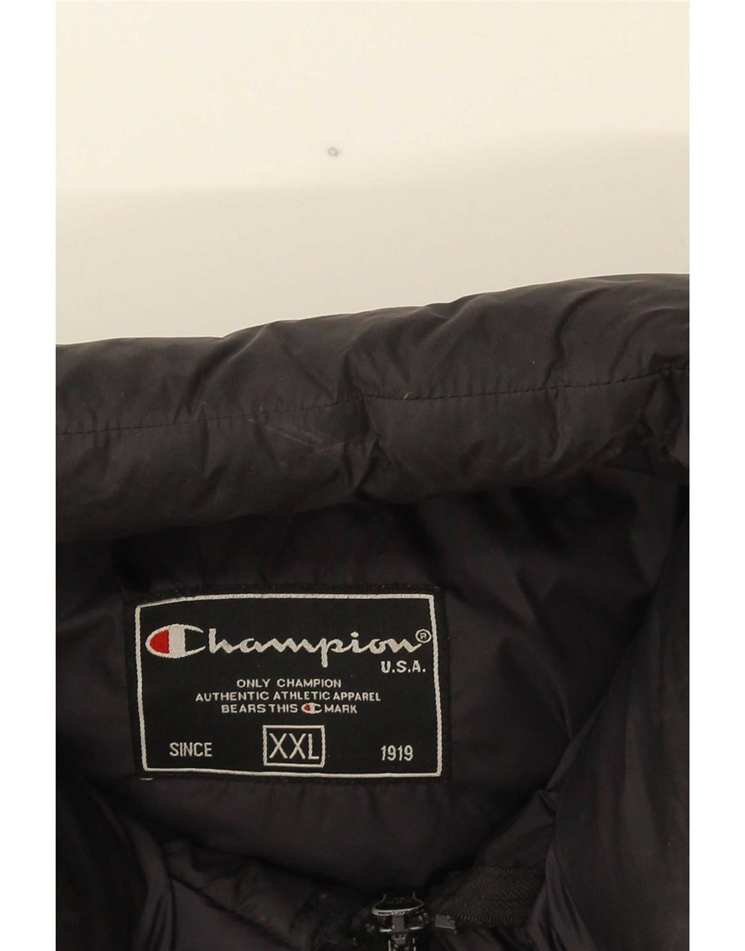 Champion Mens Padded Jacket UK 44 2XL Black