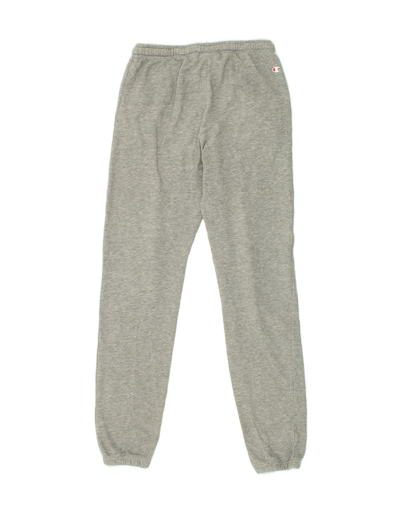 CHAMPION Boys Graphic Tracksuit Trousers Joggers 11-12 Years Grey Cotton | Vintage Champion | Thrift | Second-Hand Champion | Used Clothing | Messina Hembry 