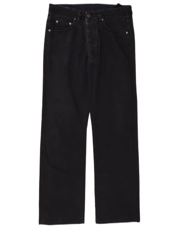 Massimo Dutti Mens Straight Jeans EU 40 Medium W31 L30 Navy Blue Cotton