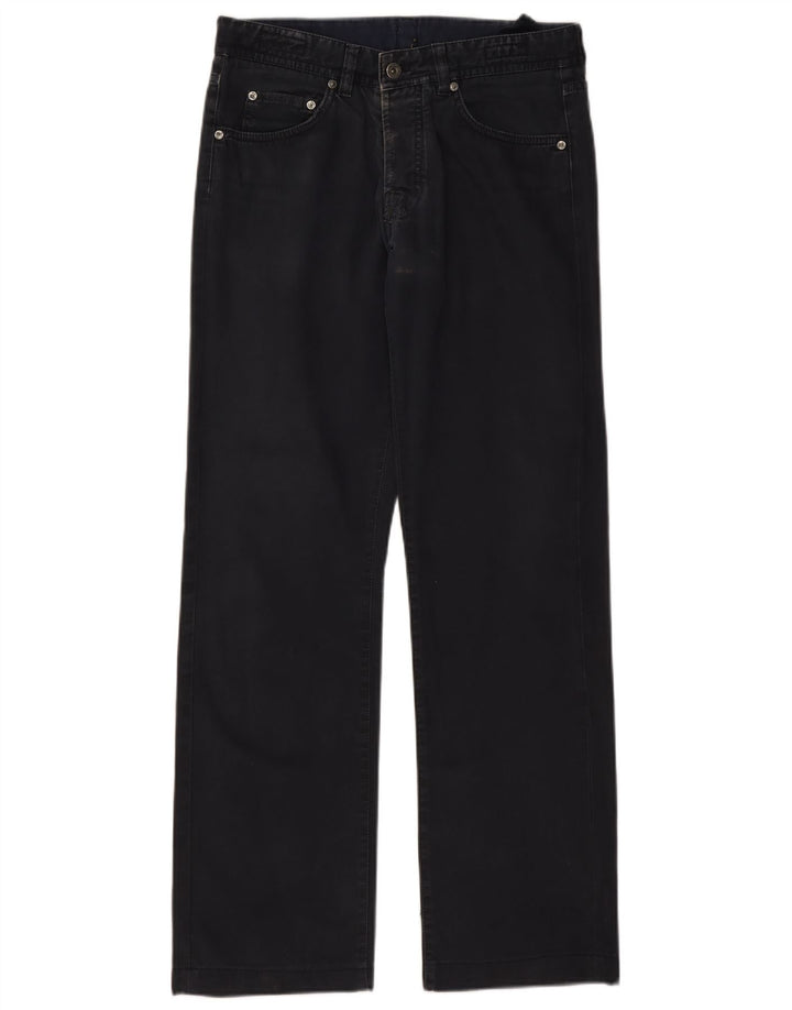 Massimo Dutti Mens Straight Jeans EU 40 Medium W31 L30 Navy Blue Cotton