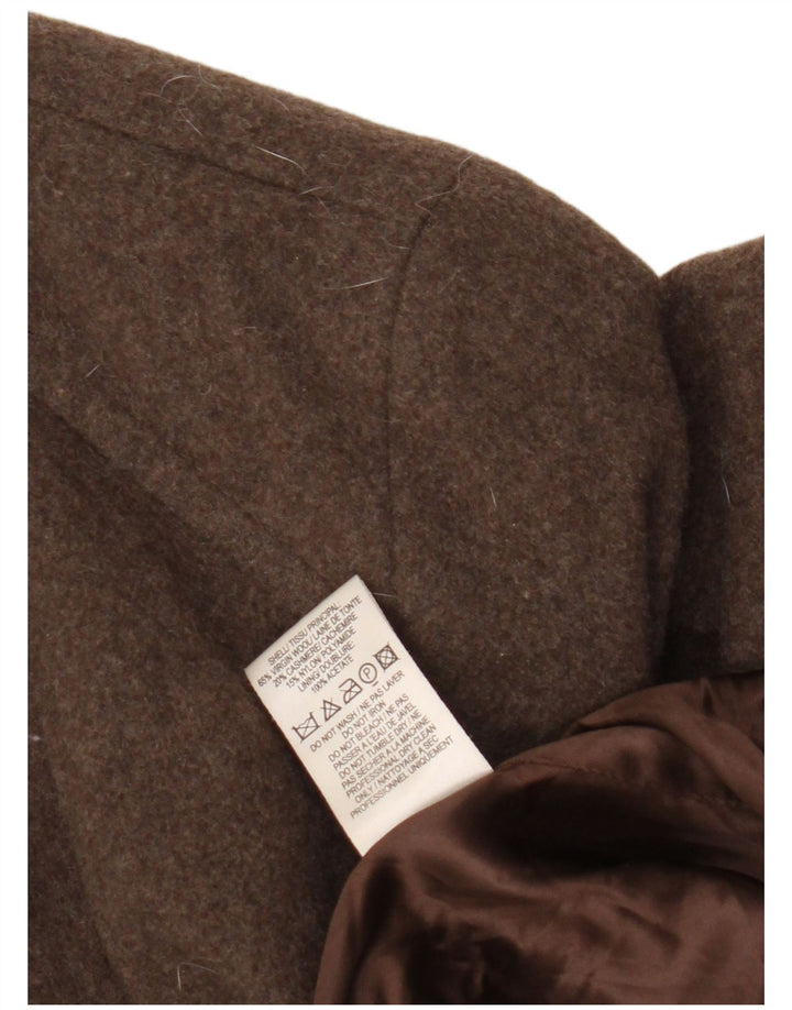 Eastex Womens Duffle Coat UK 10 Small Brown Wool