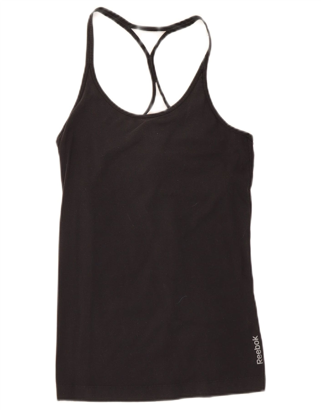 Reebok Womens Vest Top UK 8 Small Black Polyamide