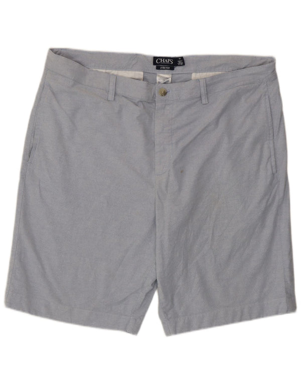 Chaps Mens Chino Shorts W38 XL Blue Cotton