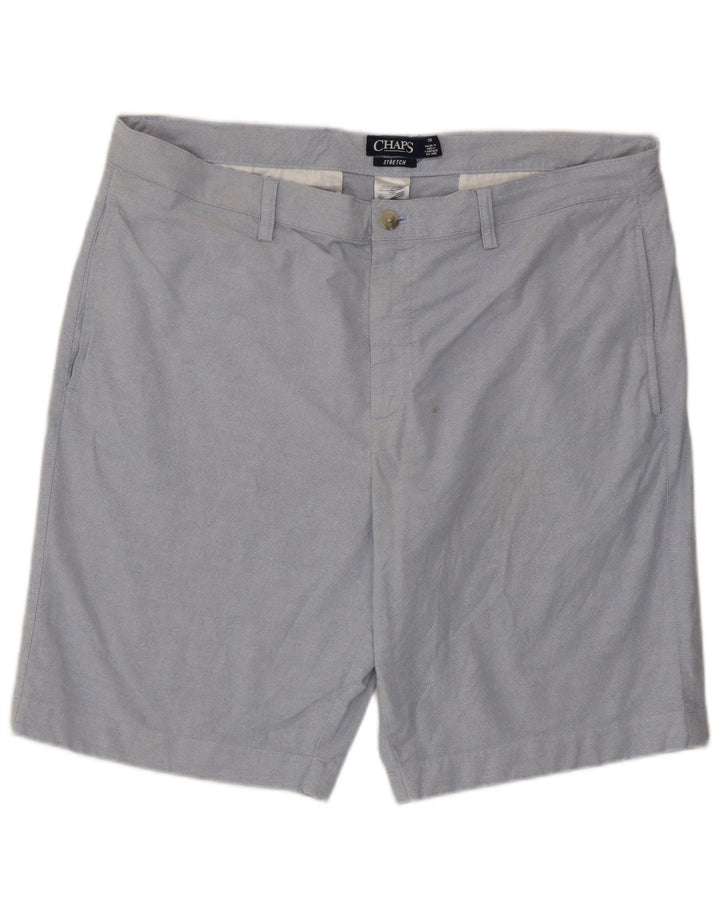 Chaps Mens Chino Shorts W38 XL Blue Cotton
