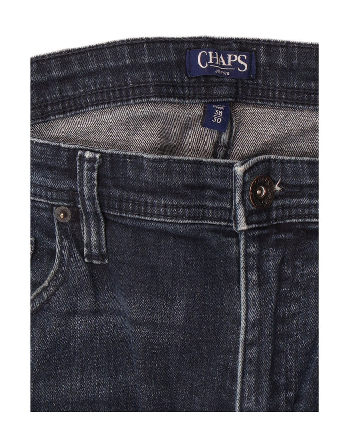 CHAPS Mens Slim Straight Jeans W38 L30 Blue Cotton Vintage Chaps and Second-Hand Chaps from Messina Hembry 