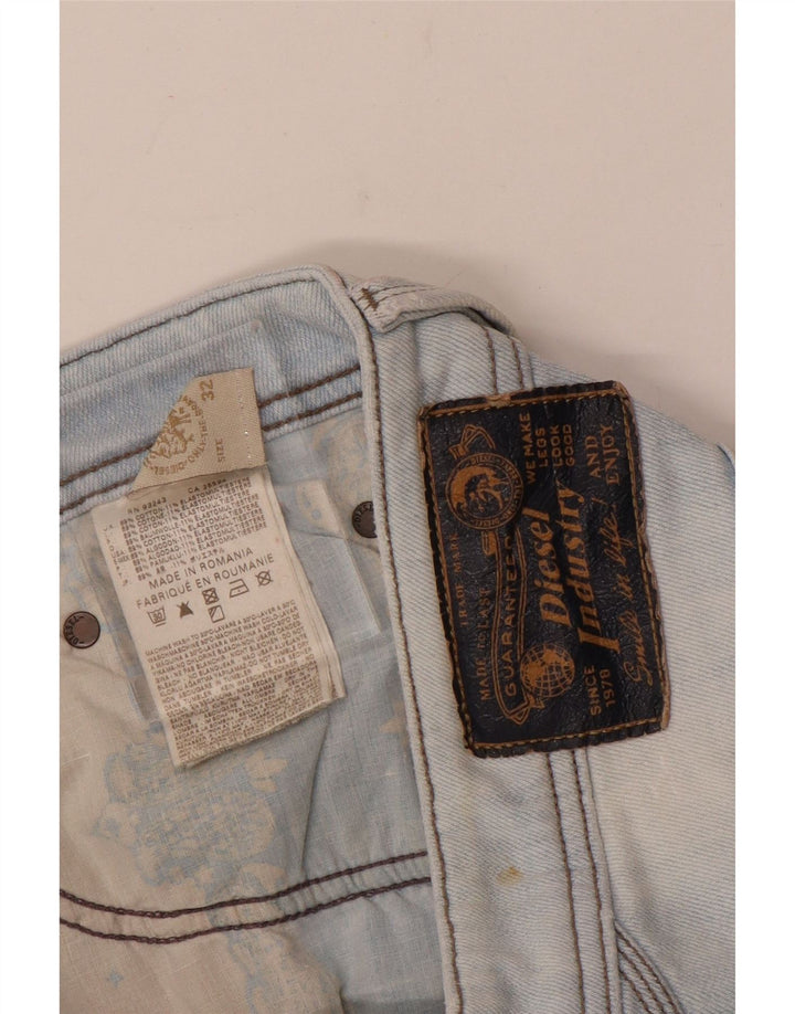 Diesel Mens Straight Jeans W32 L29 Blue