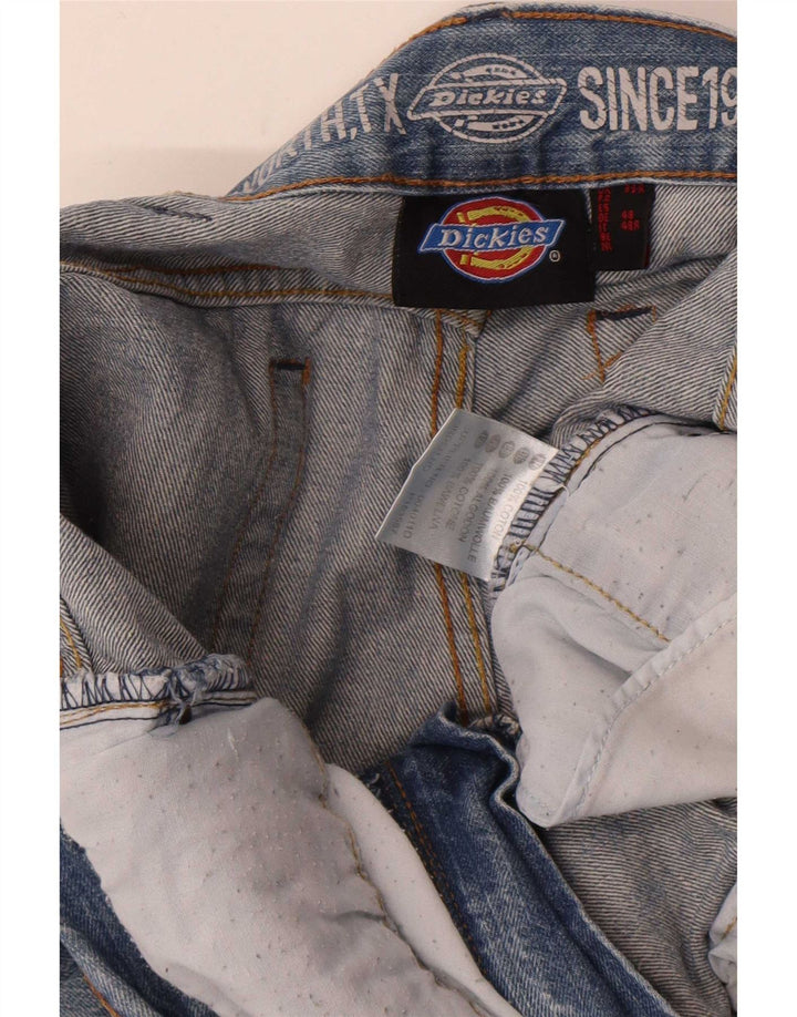 Dickies Mens Straight Jeans W33 L32 Blue Cotton