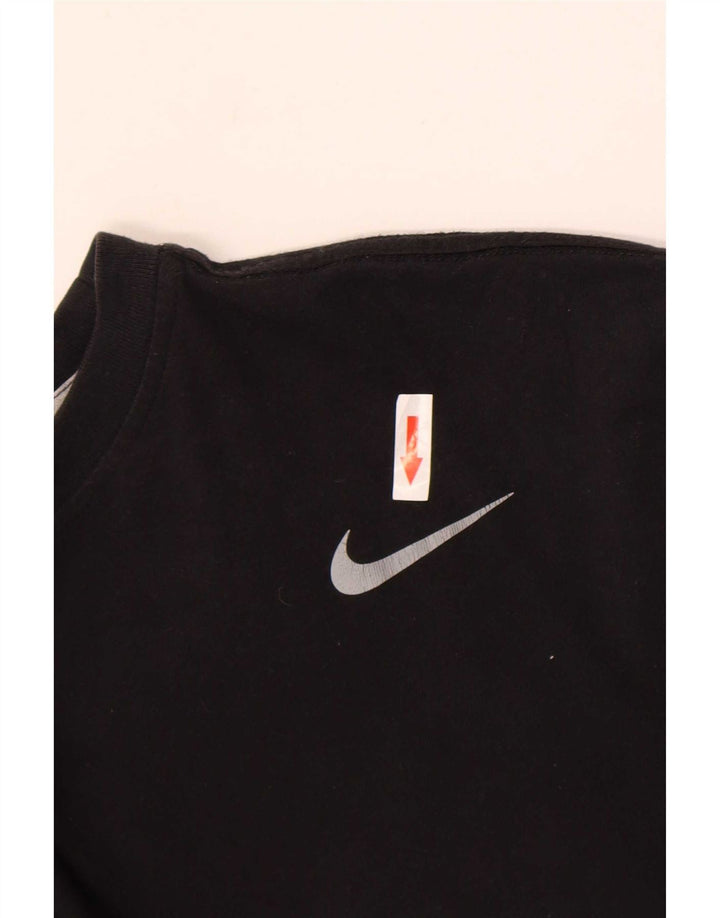 Nike Mens Dri Fit T-Shirt Top XL Black Cotton