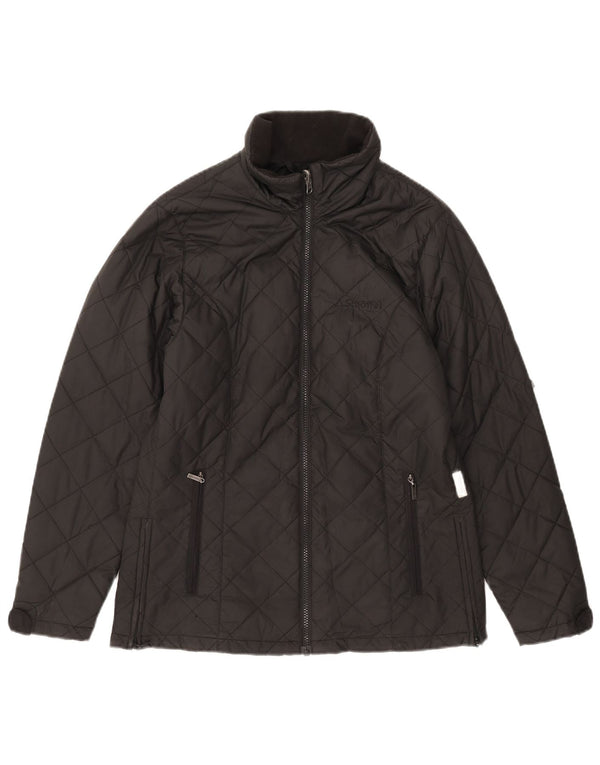 Schoffel Womens Oversized Quilted Jacket UK 10 Small  Black Polyester