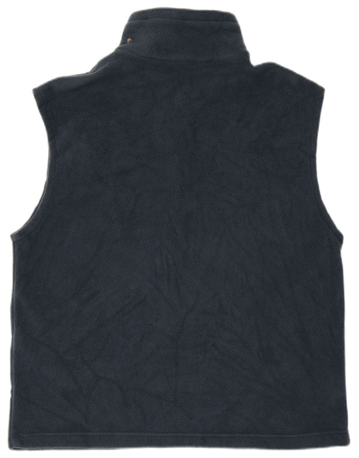 Columbia Mens Fleece Gilet UK 40 Large Navy Blue Polyester
