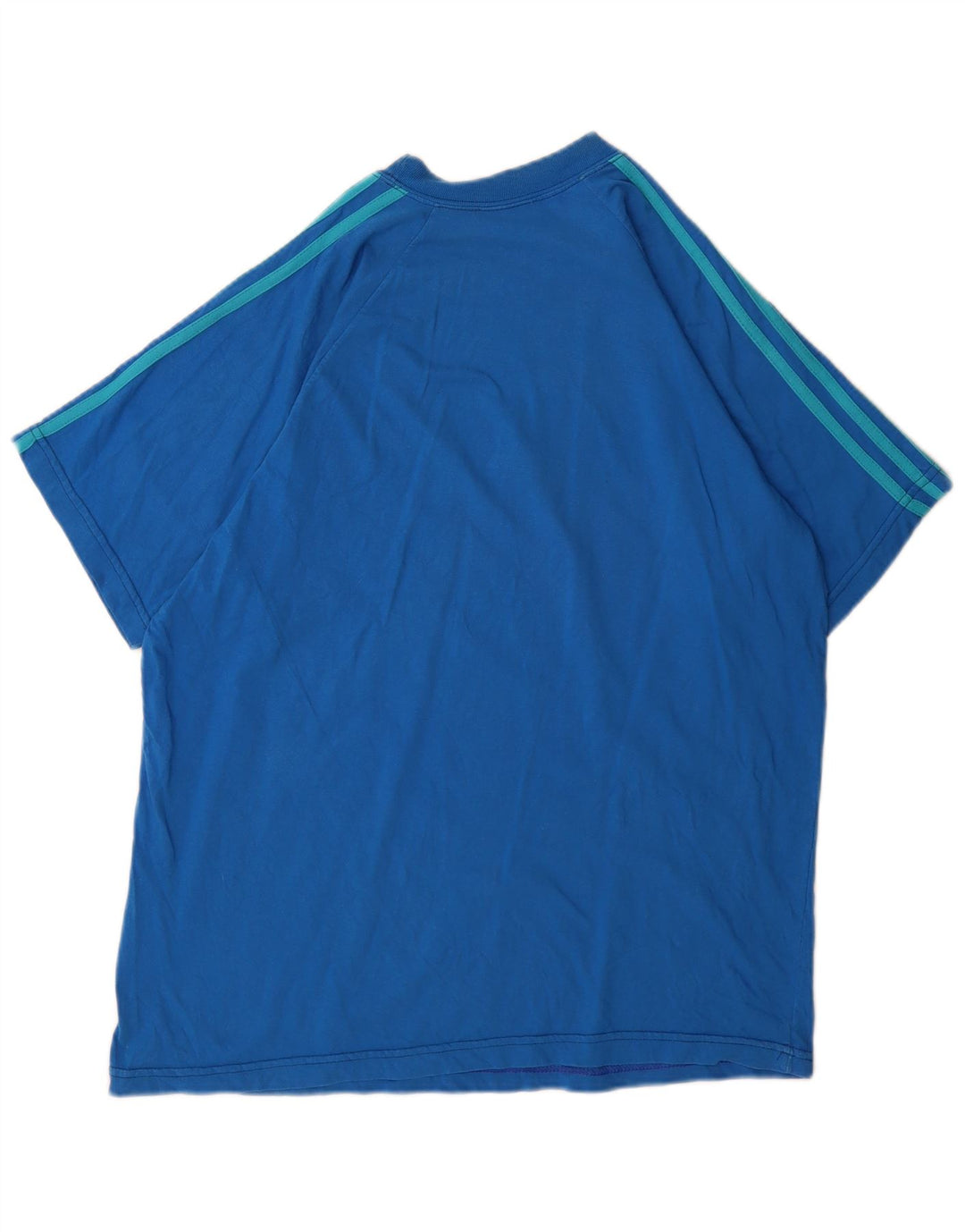 Adidas Mens T-Shirt Top Large Blue