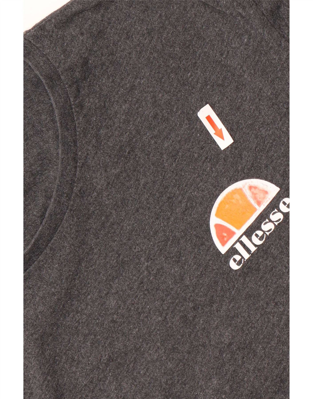 Ellesse Mens T-Shirt Top XL Grey Cotton