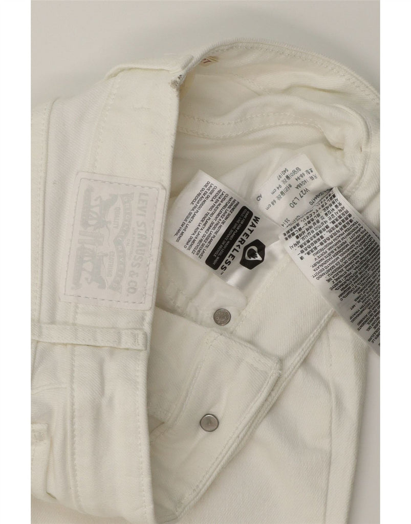 LEVI'S Womens Water Less Skinny Jeans W27 L28 Off White Cotton Vintage Levi's and Second-Hand Levi's from Messina Hembry 