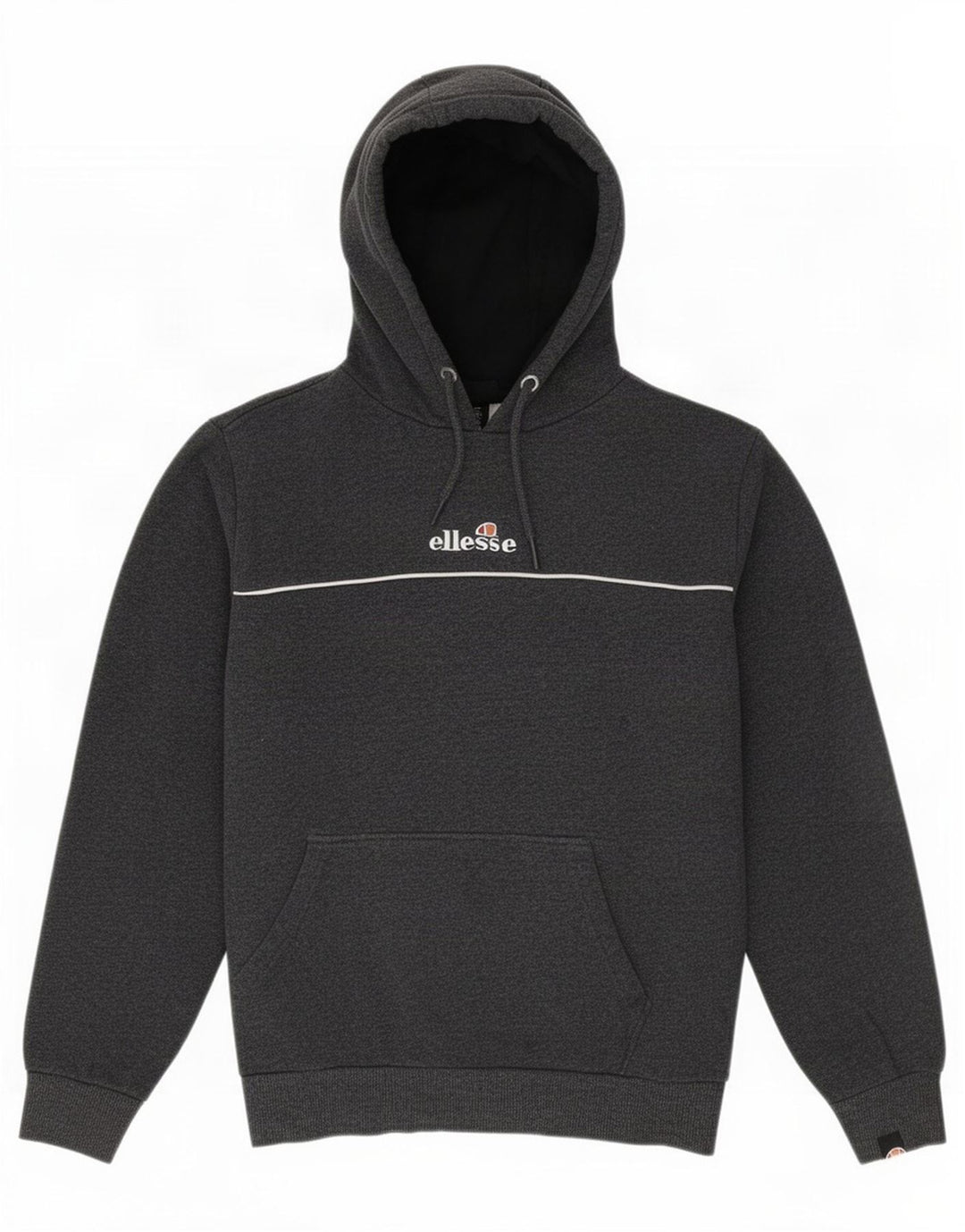 Ellesse Womens Hoodie Jumper Medium Grey Cotton