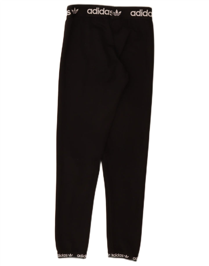 Adidas Girls Graphic Leggings 11-12 Years  Black Polyester