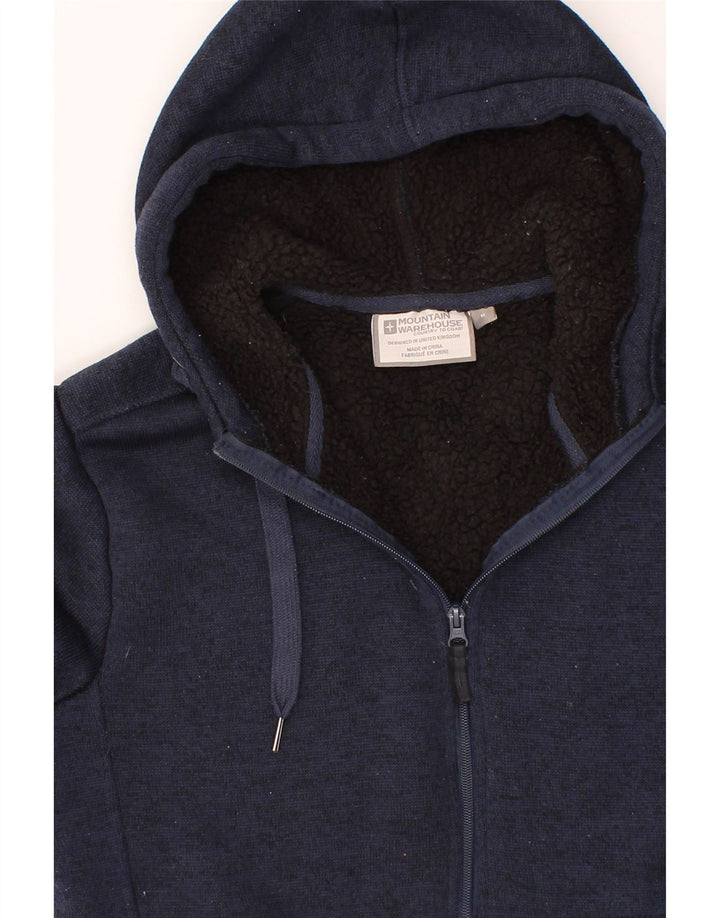 MOUNTAIN WAREHOUSE Mens Zip Neck Jumper Sweater Medium Navy Blue Polyester Vintage Mountain Warehouse and Second-Hand Mountain Warehouse from Messina Hembry 
