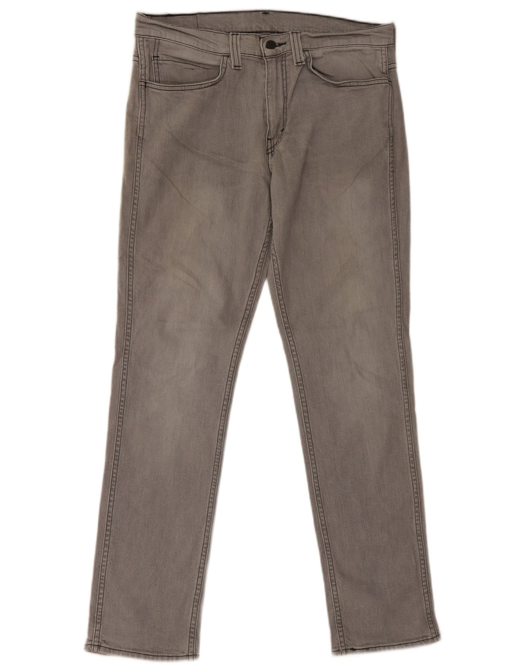 Levi's Mens 511 Tapered Slim Jeans W34 L32 Grey Cotton