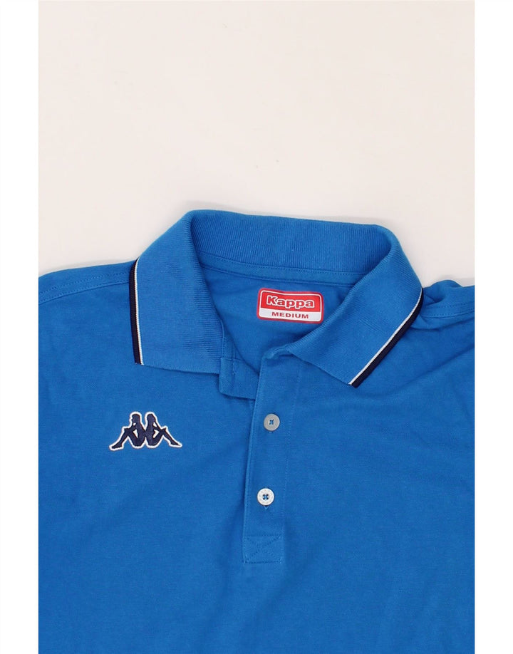 KAPPA Mens Polo Shirt Medium Blue Cotton Vintage Kappa and Second-Hand Kappa from Messina Hembry 