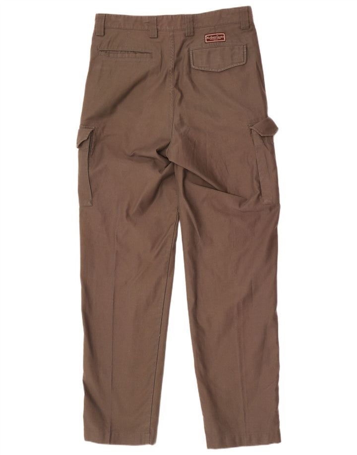 Marlboro Classics Mens Straight Cargo Trousers EU 48 Medium W32 L33 Brown