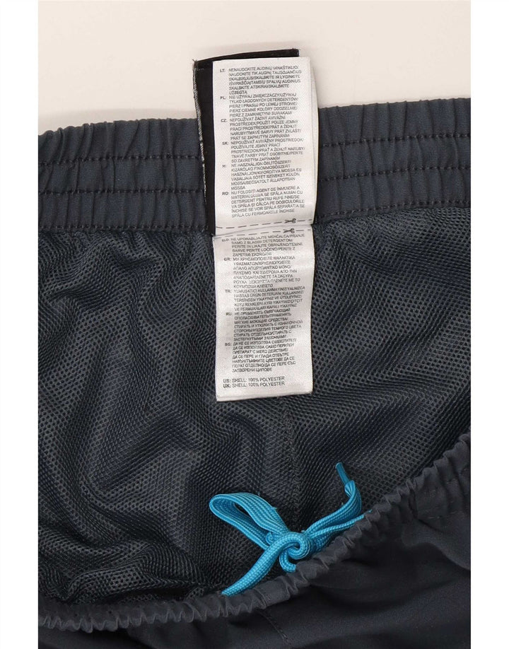 Adidas Mens Tracksuit Trousers Medium Grey Polyester Sports