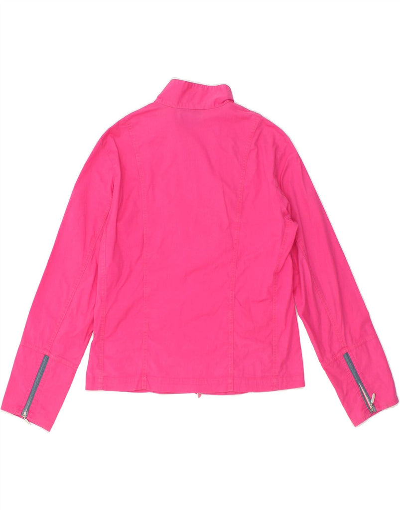 AUSTRALIAN L'ALPINA Womens Tracksuit Top Jacket IT 44 Medium Pink Cotton | Vintage AUSTRALIAN L'ALPINA | Thrift | Second-Hand AUSTRALIAN L'ALPINA | Used Clothing | Messina Hembry 