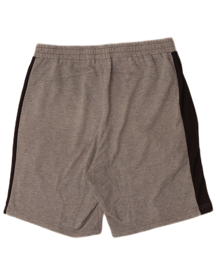Puma Mens Sport Shorts Large  Grey Colourblock Cotton
