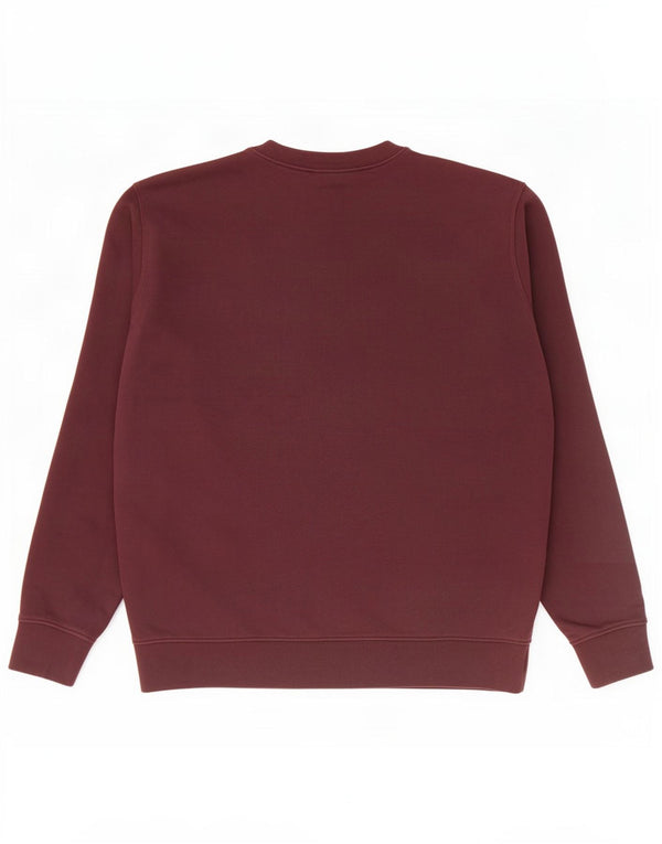 Marks & Spencer Mens Sweatshirt Jumper Large Burgundy Cotton