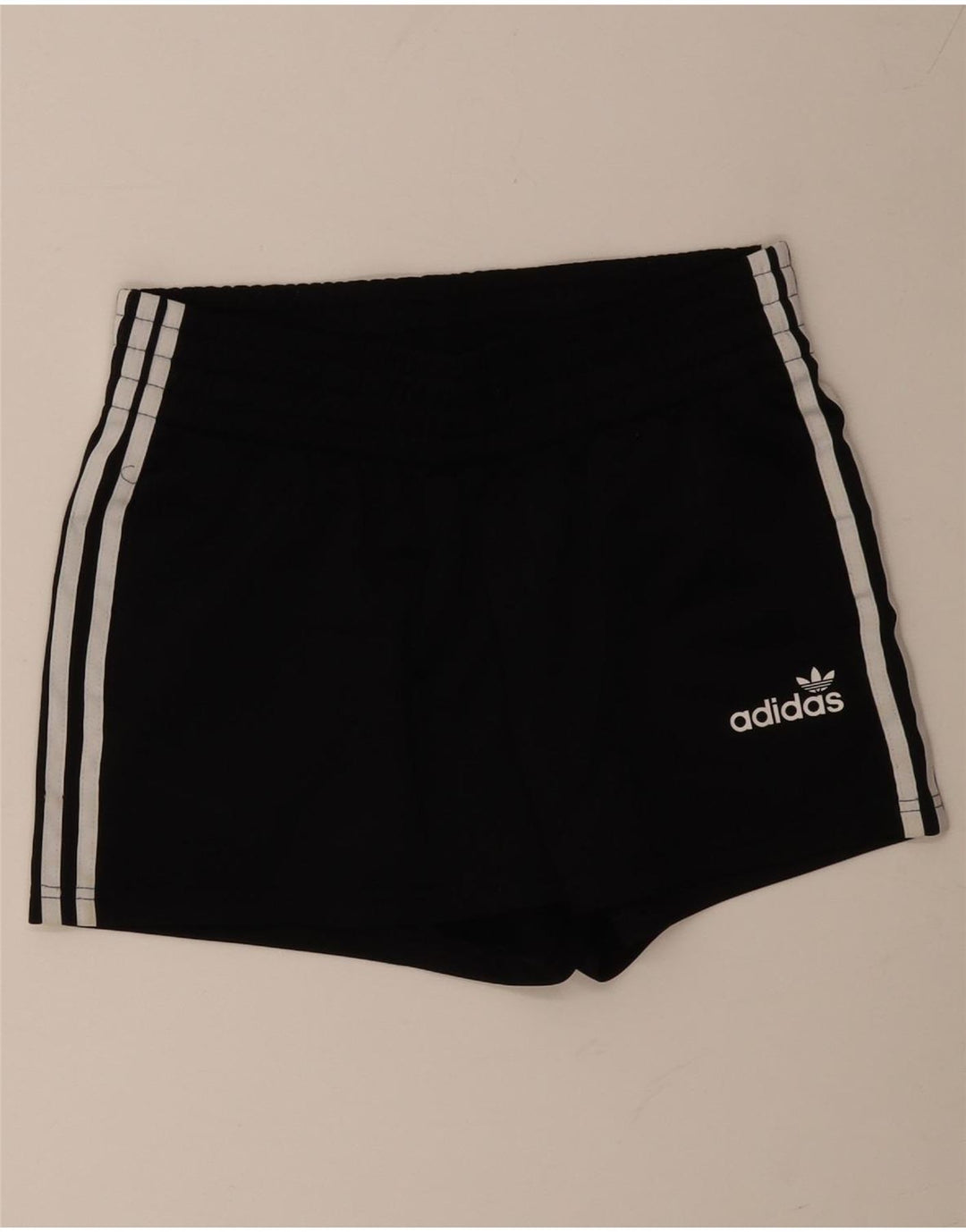 ADIDAS Womens Sport Shorts UK 12 Medium Black Polyester