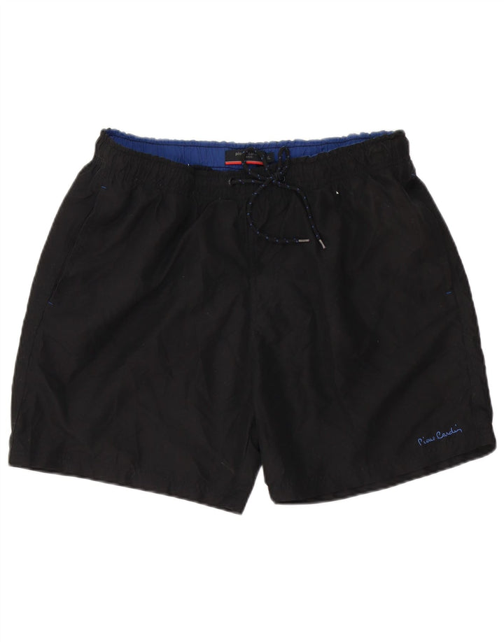 Pierre Cardin Mens Swimming Shorts XL  Black Polyester