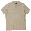 RIFLE Mens Polo Shirt Medium Beige Cotton