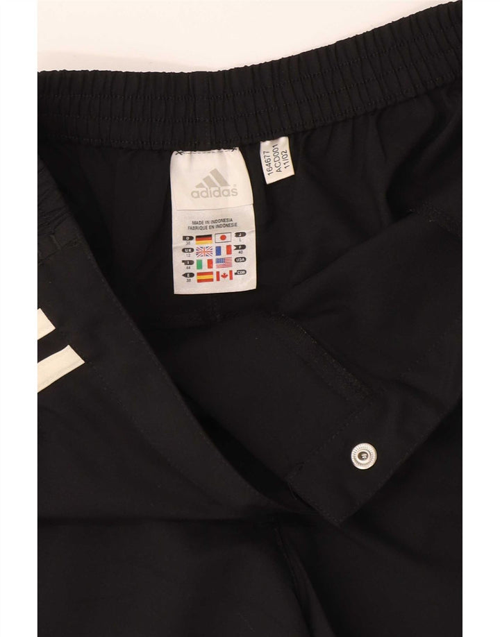 Adidas Womens Climalite Casual Shorts UK 12 Medium W28  Black Polyester